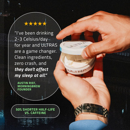 Ultra Focus Pouches Variety Pack (3 Cans) Nicotine-Free, Caffeine-Free | Nootropic Energy & Clarity | Ultra Pouches