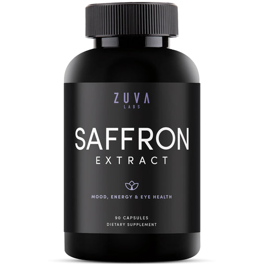 Ultra6 Saffron Supplements - Mood Support & Eye Health (90 Servings) BritishVita | Premium UK Vitamins & Wellness Supplements