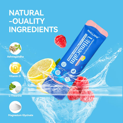 UltraCalm Raspberry Lemonade Sleep & Stress Drink – 30 Servings
