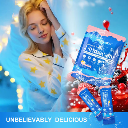 UltraCalm Raspberry Lemonade Sleep & Stress Drink – 30 Servings