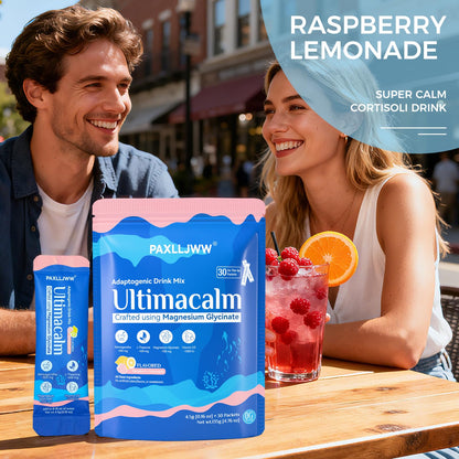UltraCalm Raspberry Lemonade Sleep & Stress Drink – 30 Servings