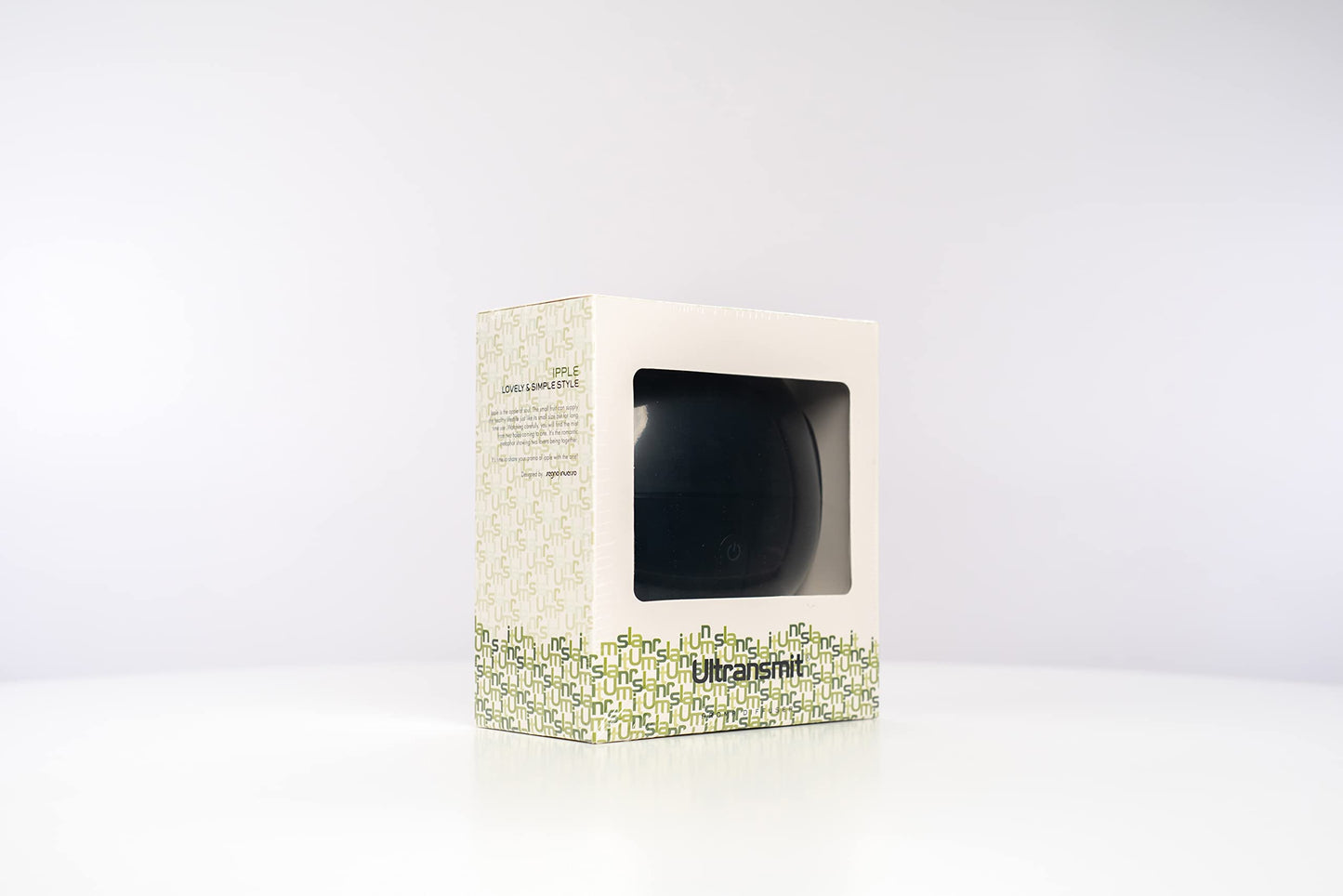 Ultransmit ipple Aromatherapy Diffuser — Ultrasonic Mini Humidifier (Black)