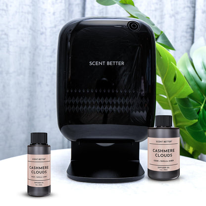 Cashmere Clouds Aroma Essential Oil Blend for Ultrasonic Diffusers & Nebulizers | Cedar, Vanilla & Amber (3.3 fl oz / 100 mL) | Scent Better
