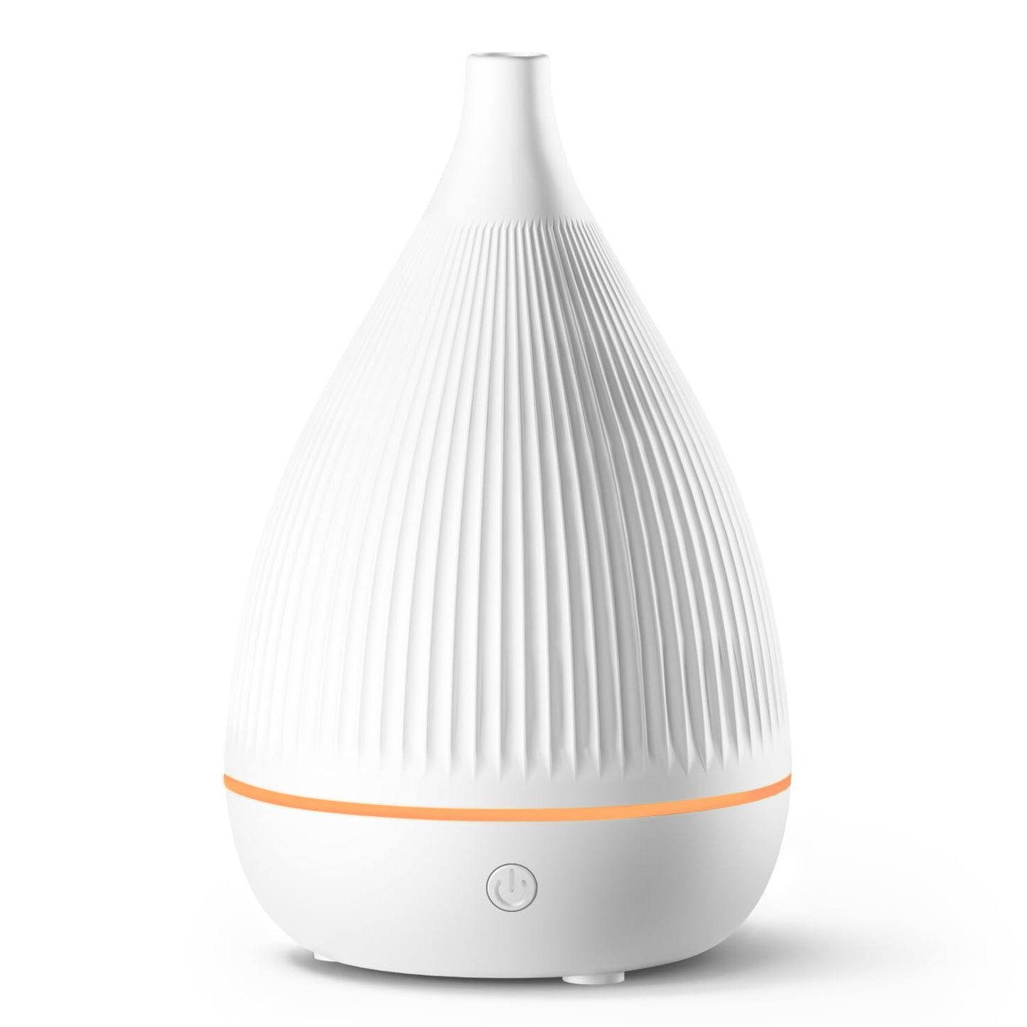 Ultrasonic Essential Oil Diffuser with Auto Shut-Off, Color-Changing Night Light – BPA-Free Portable Humidifier (White)
