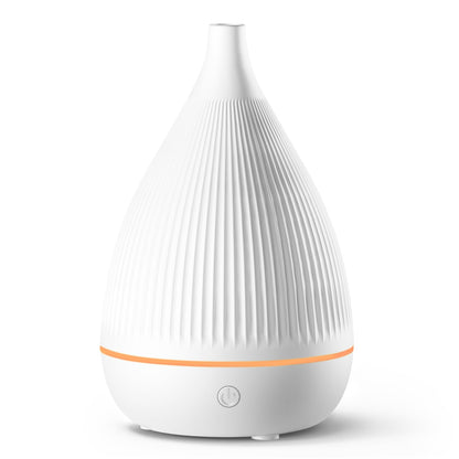 Ultrasonic Essential Oil Diffuser with Auto Shut-Off, Color-Changing Night Light – BPA-Free Portable Humidifier (White)