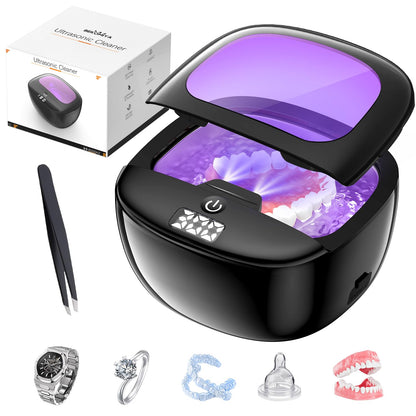 Ultrasonic Retainer Cleaner 45kHz | 150ML | 2 Modes | Travel Design