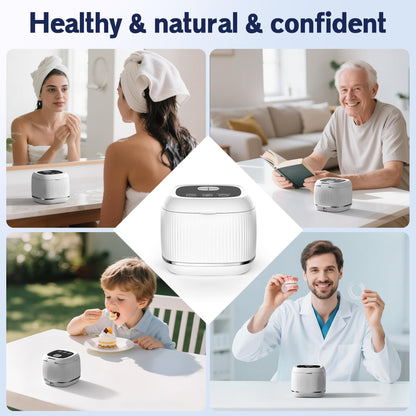 2025 Upgraded 3-in-1 Ultrasonic Retainer Cleaner – Degassing + UV, 5x Cleaning