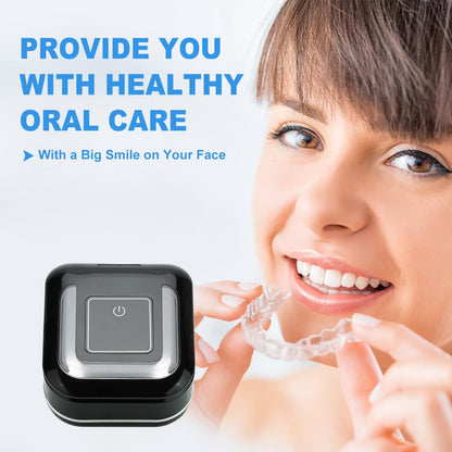 Ultrasonic Retainer Cleaner Machine – 42kHz 180ml Denture & Jewelry Cleaning
