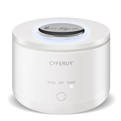Ultrasonic Retainer Cleaner 45kHz – 160ML Cleaning Pod for Dentures, Mouth Guards & Jewelry (3 Modes)