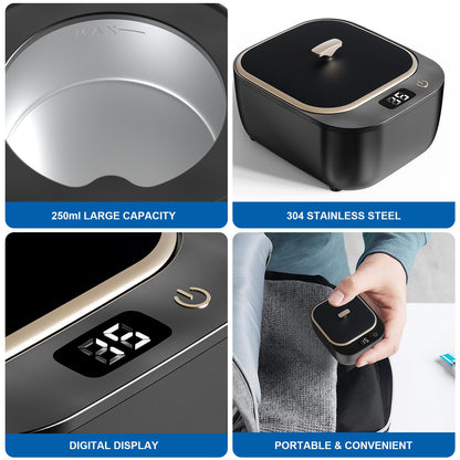 Ultrasonic Retainer Cleaner Machine - 43000Hz Ultrasonic Cleaner for Retainers, Aligners, Dentures, Mouth Guards