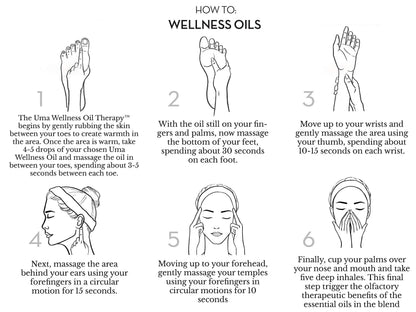 UMA Pure Rest Wellness Oil – 100% Organic Ayurvedic Sleep Support