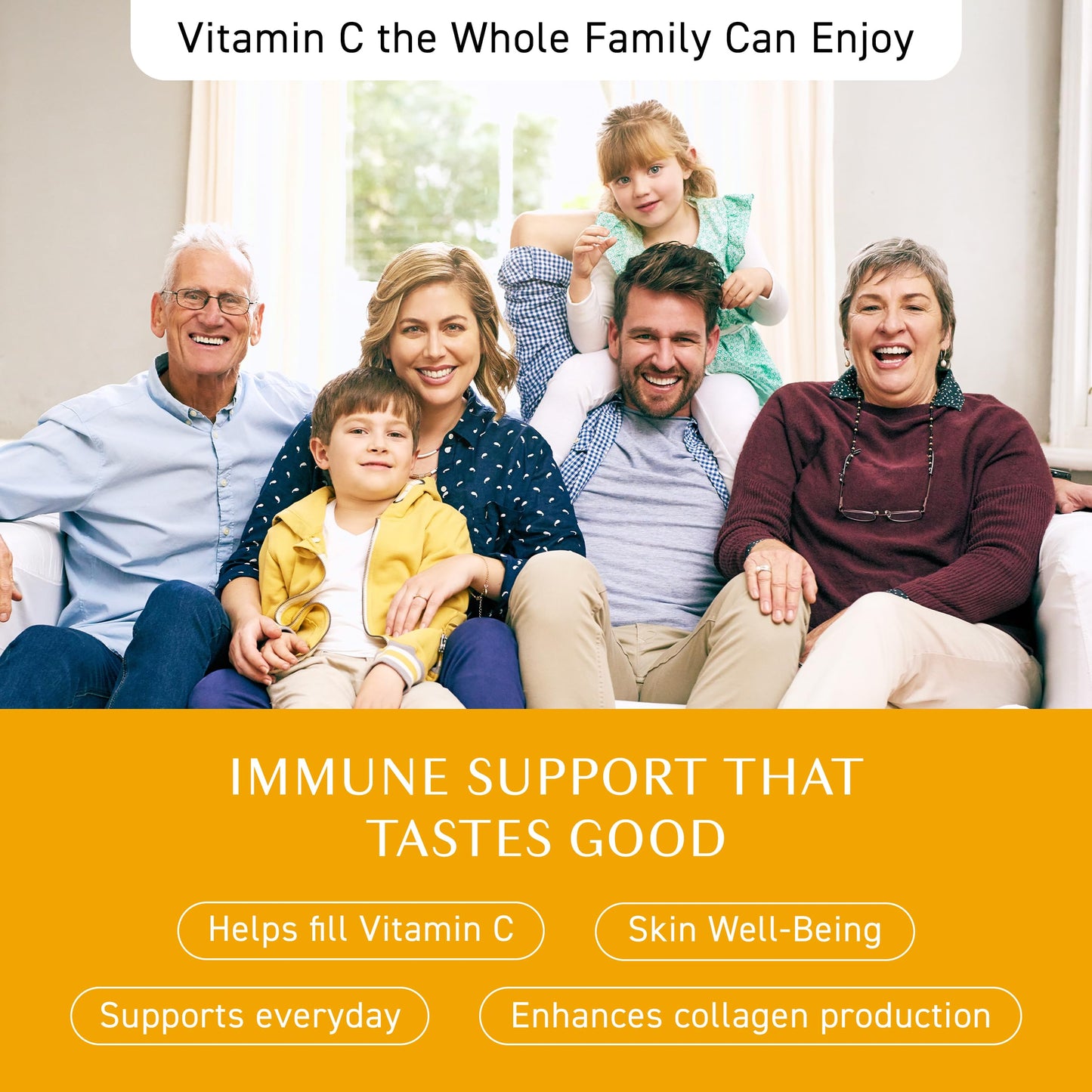 Umeken C-Balance Chewable Vitamin C – High Potency for Adults & Kids | 7.1 oz Pack of 2