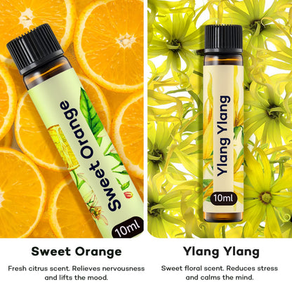 Umisleep High-Potency Essential Oils Set for Sleep & Relaxation – 3 x 10 ml Gift Set (Lavender, Sweet Orange, Ylang-Ylang)