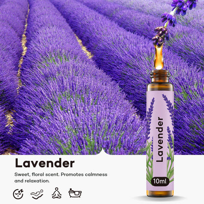 Umisleep High-Potency Essential Oils Set for Sleep & Relaxation – 3 x 10 ml Gift Set (Lavender, Sweet Orange, Ylang-Ylang)