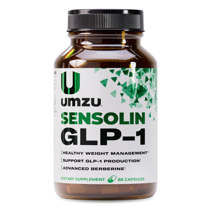 UMZU Sensolin GLP-1 Support Supplement – 30 Day Supply with Dihydroberberine, Cinnamon, Chromium & Biotin