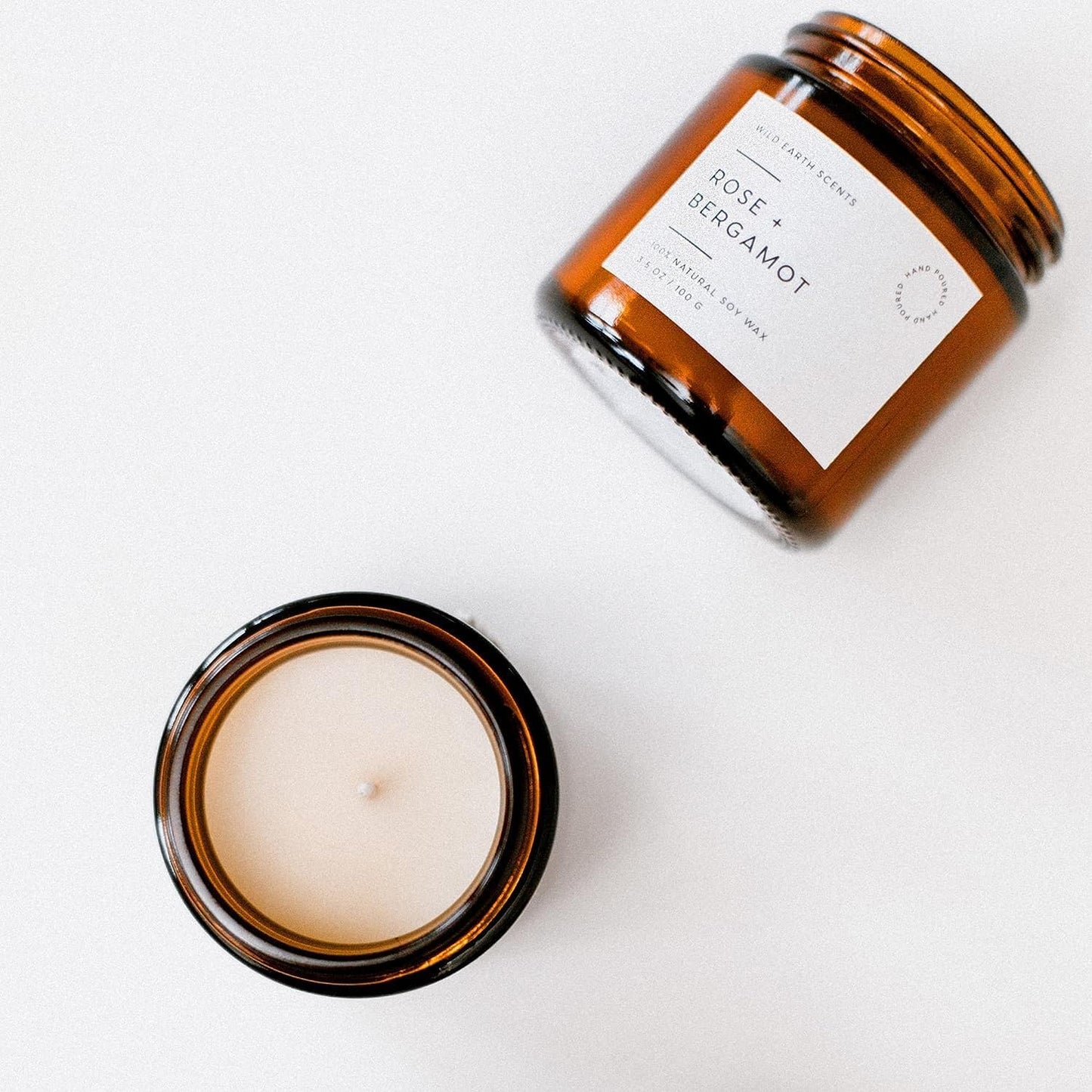 Unboxme Gifts 3-Pack Aromatherapy Scented Candles – Hand-Poured Soy Wax in Reusable Glass Jars | Just Breathe Set