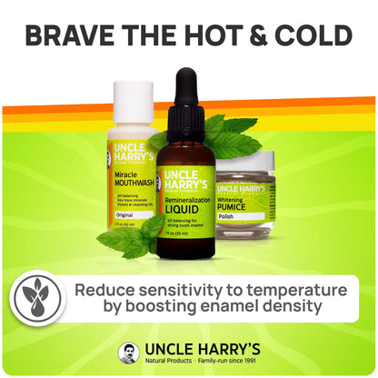 Uncle Harry's Natural Remineralization Kit with Tooth Whitening – 3-Product Set