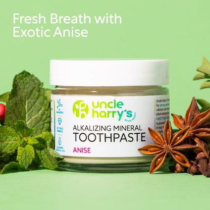 Uncle Harry's Anise Remineralizing Toothpaste — Natural Whitening & Enamel Support