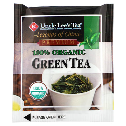 Uncle Lee's Organic Green Tea - 40 Tea Bags (2.26 oz / 64 g)