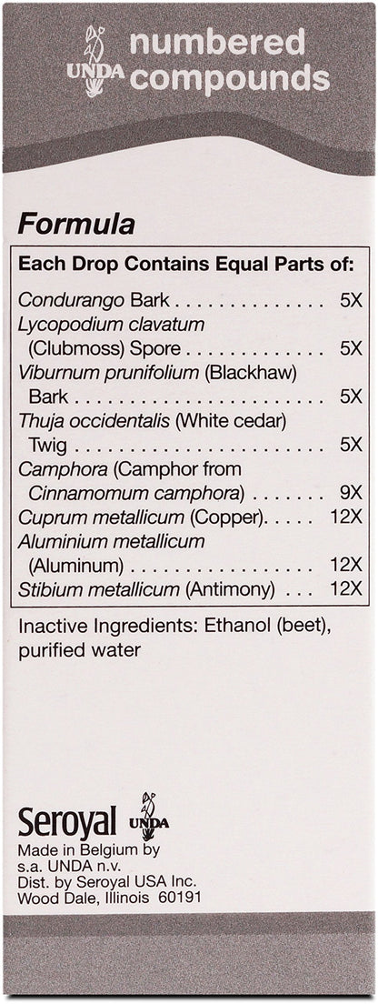 UNDA 18 Numbered Compounds | Homeopathic Preparation | 0.7 fl. oz.