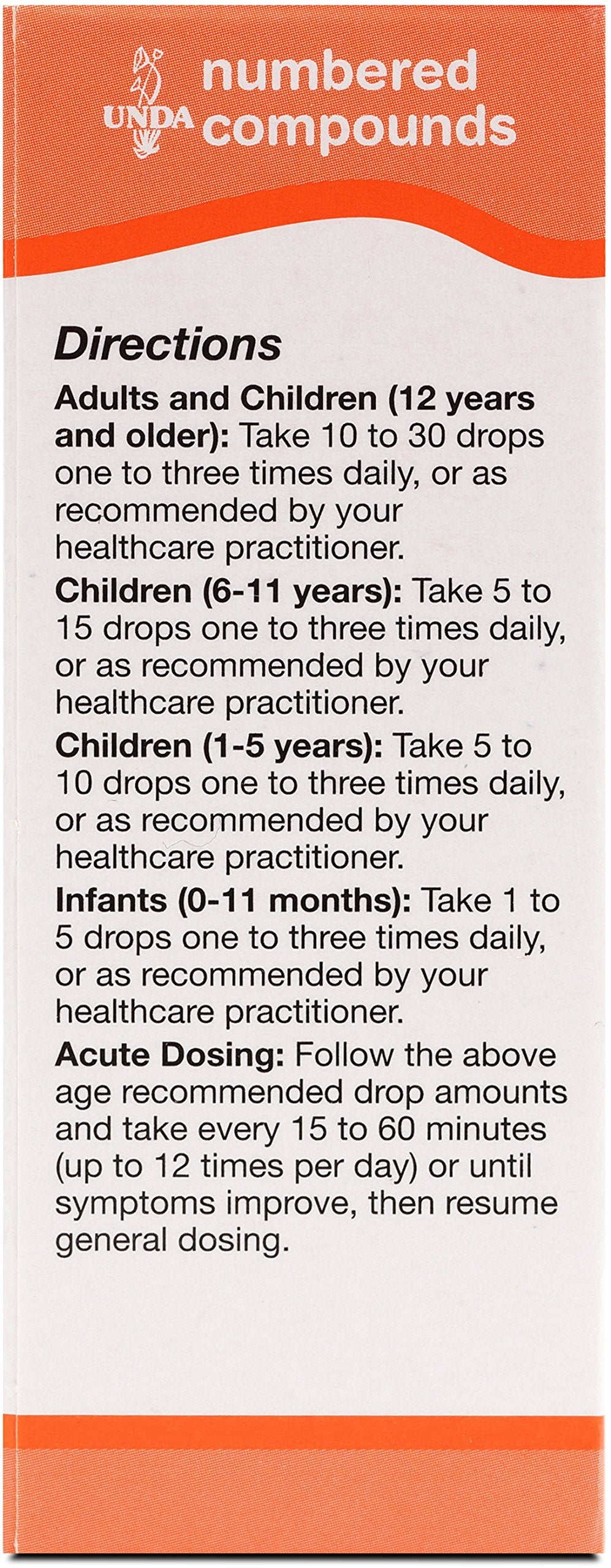 UNDA 228 Numbered Compounds – Homeopathic Preparation | 0.7 fl oz