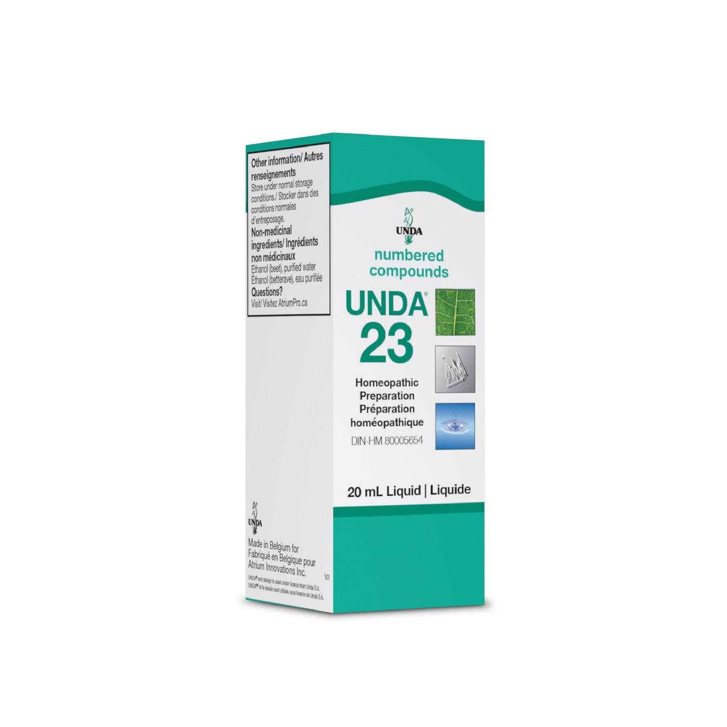 UNDA 23 Numbered Compounds | Homeopathic Preparation | 0.7 fl. oz.