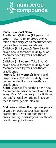 UNDA 24 Numbered Compounds | Homeopathic Preparation | 0.7 fl oz