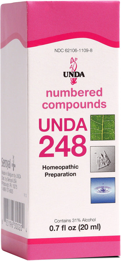 UNDA 248 Numbered Compounds – Homeopathic Preparation (0.7 fl oz)