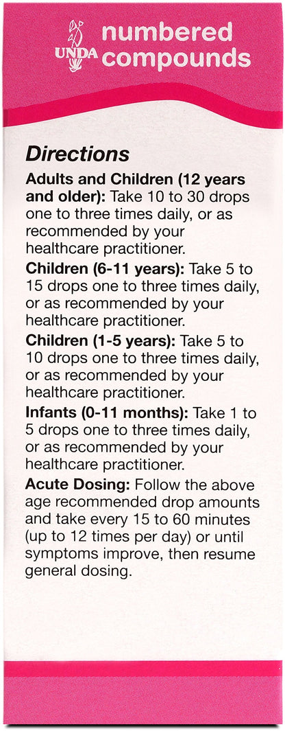 UNDA 248 Numbered Compounds – Homeopathic Preparation (0.7 fl oz)