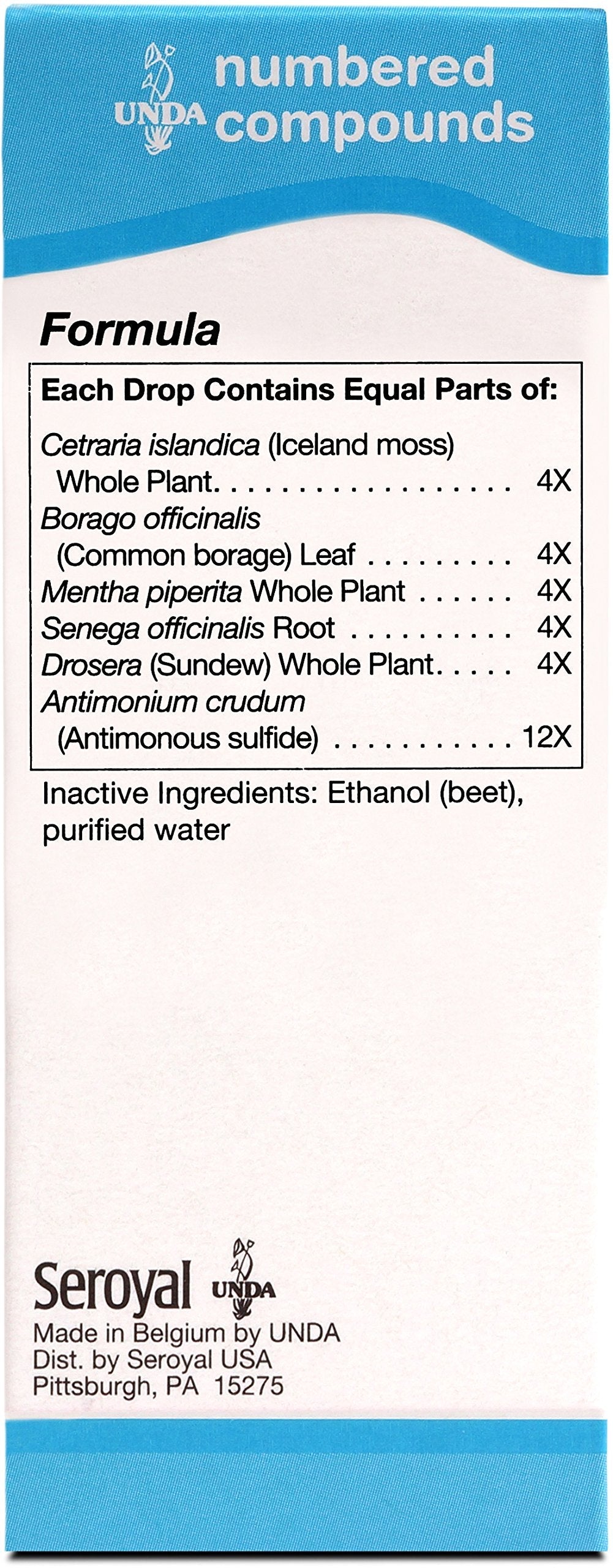 UNDA 27 Numbered Compounds | Homeopathic Preparation | 0.7 fl. oz.