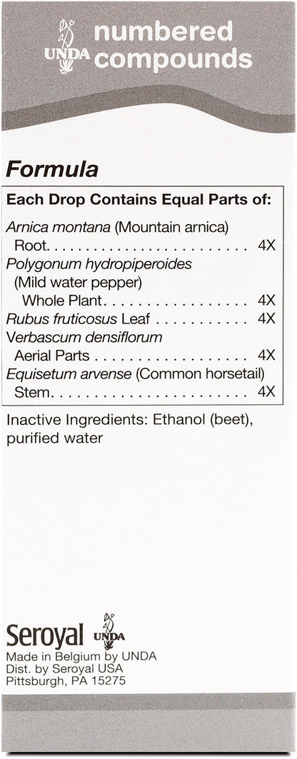 UNDA 273 Numbered Compounds | Homeopathic Preparation | 0.7 fl. oz.