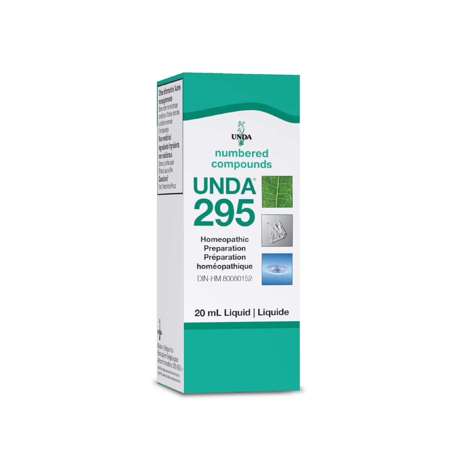 UNDA 295 Numbered Compounds | Homeopathic Preparation | 0.7 fl. oz.