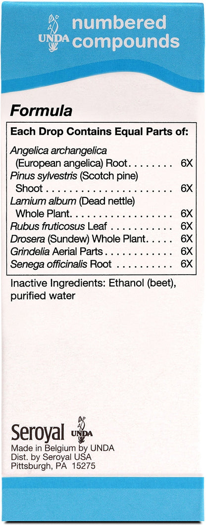 UNDA 312 Numbered Compounds | Homeopathic Preparation | 0.7 fl oz