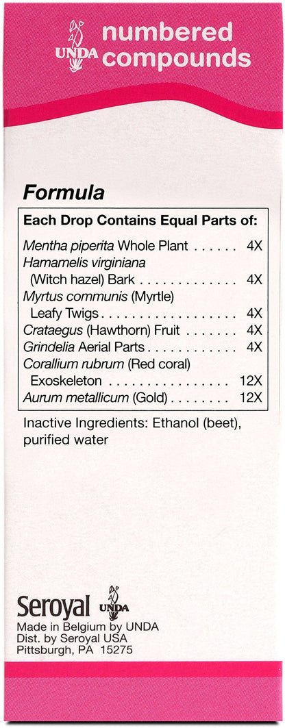 UNDA 35 Numbered Compounds | Homeopathic Preparation | 0.7 fl. oz
