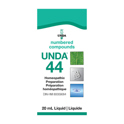 UNDA 44 Numbered Compounds | Homeopathic Preparation 0.7 fl oz
