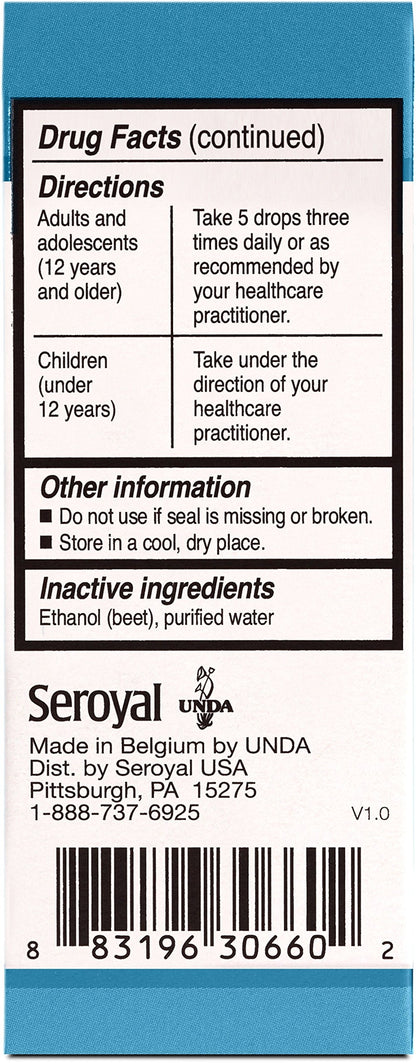 UNDA 5 Numbered Compounds | Homepathic Remedy | 0.7 fl. oz.