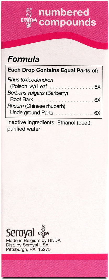 UNDA 600 Numbered Compounds | Homeopathic Preparation | 0.7 fl. oz.
