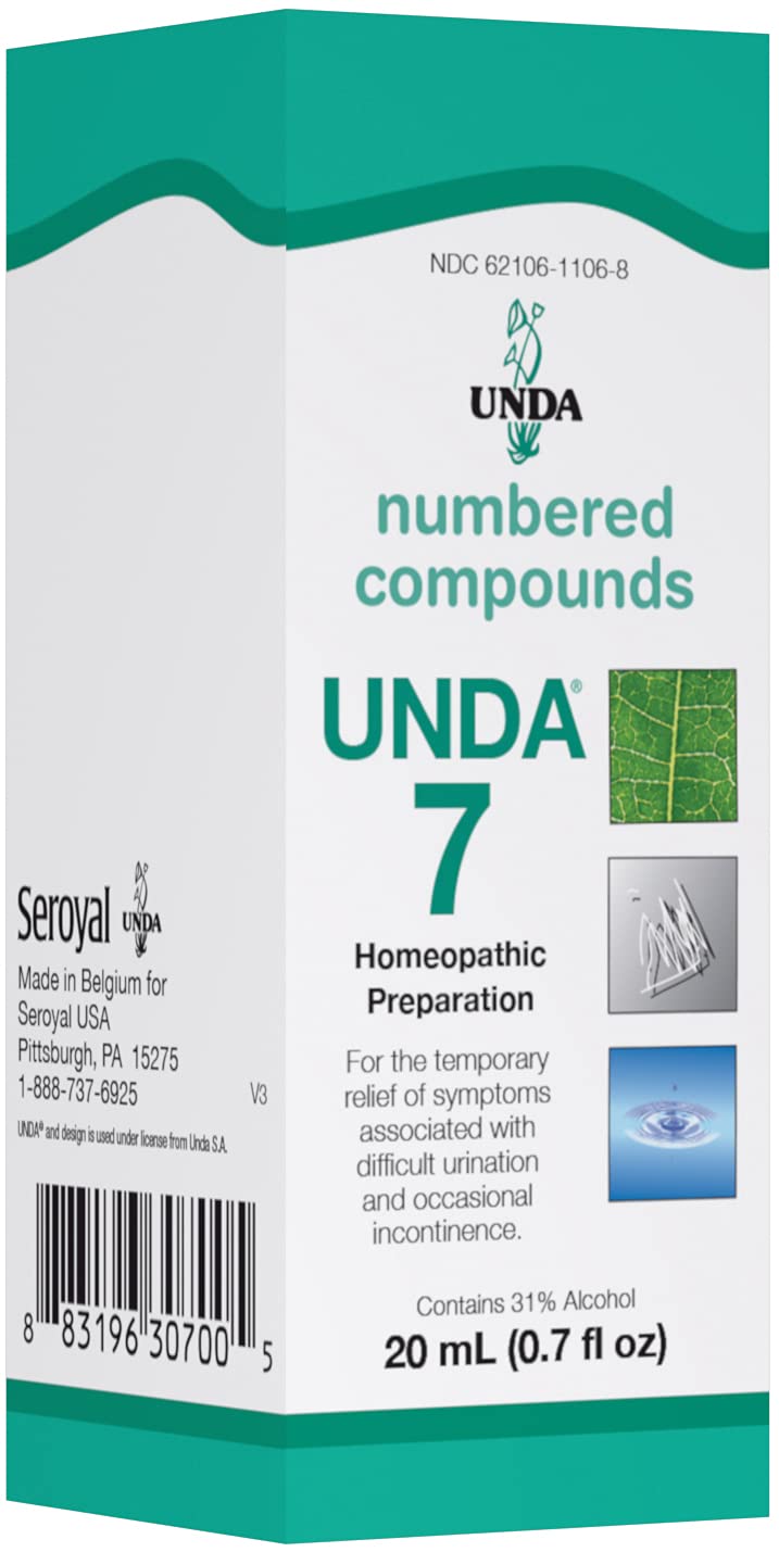UNDA 7 Numbered Compounds | Homeopathic Preparation | 0.7 fl oz