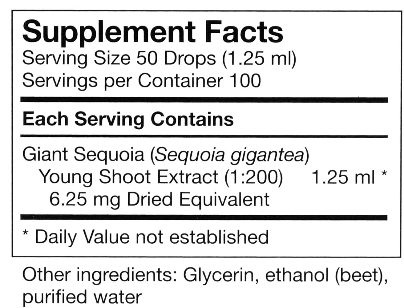 UNDA Gemmo Therapy Sequoia Gigantea – Giant Sequoia Young Shoot Extract | 4.2 fl oz