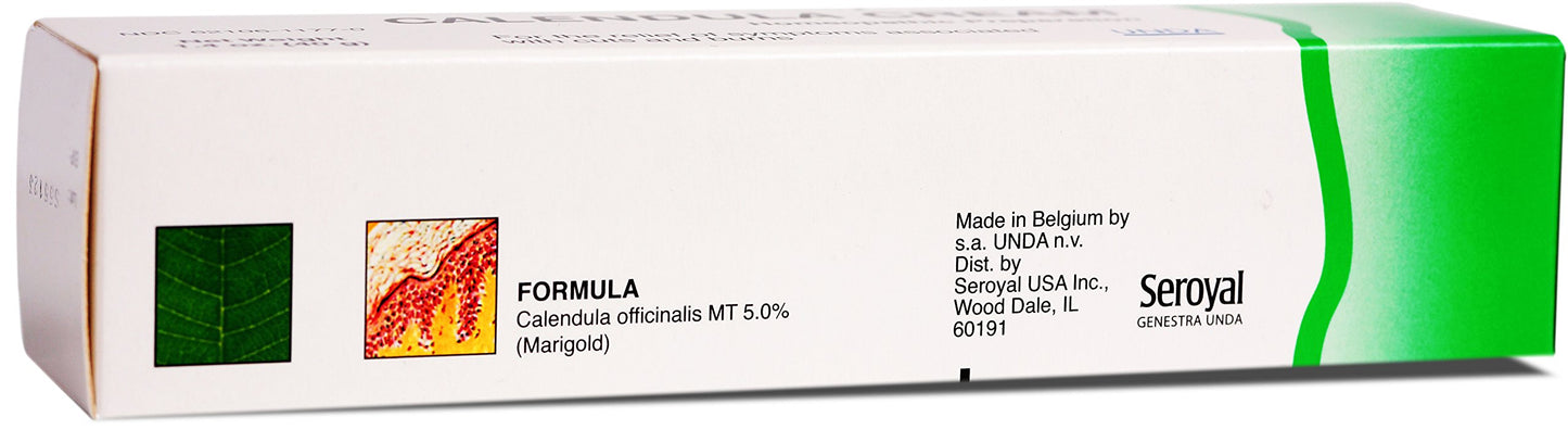 UNDA Calendula Cream - Homeopathic Relief for Minor Cuts & Burns (1.4 oz)
