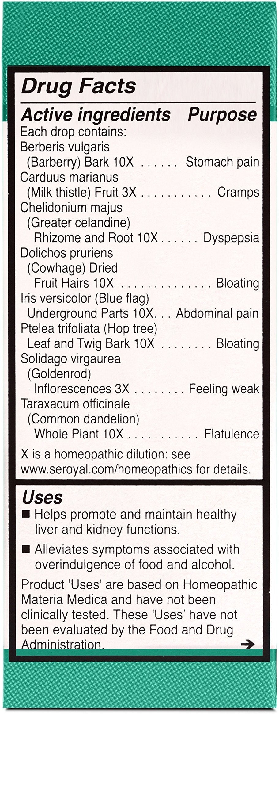 UNDA Chelidonium Plex | Homeopathic Remedy for Overindulgence of Food & Alcohol | 1 fl oz
