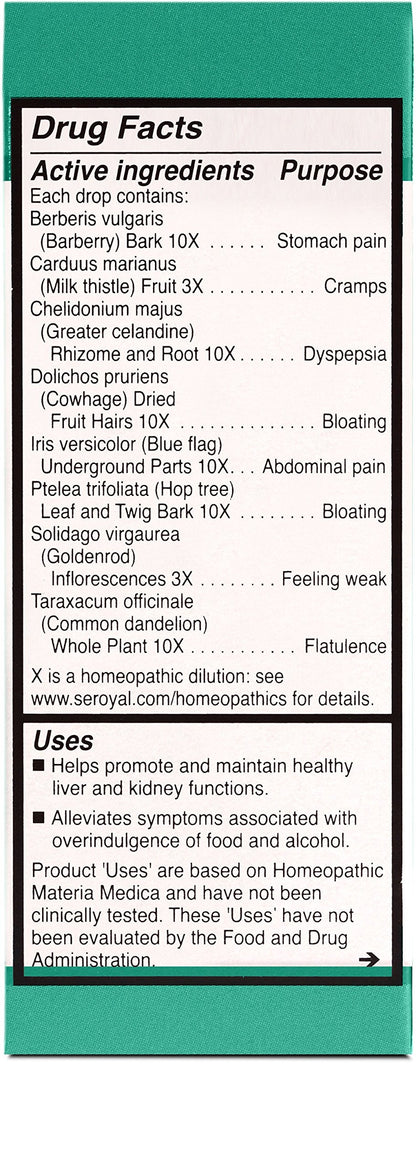 UNDA Chelidonium Plex | Homeopathic Remedy for Overindulgence of Food & Alcohol | 1 fl oz