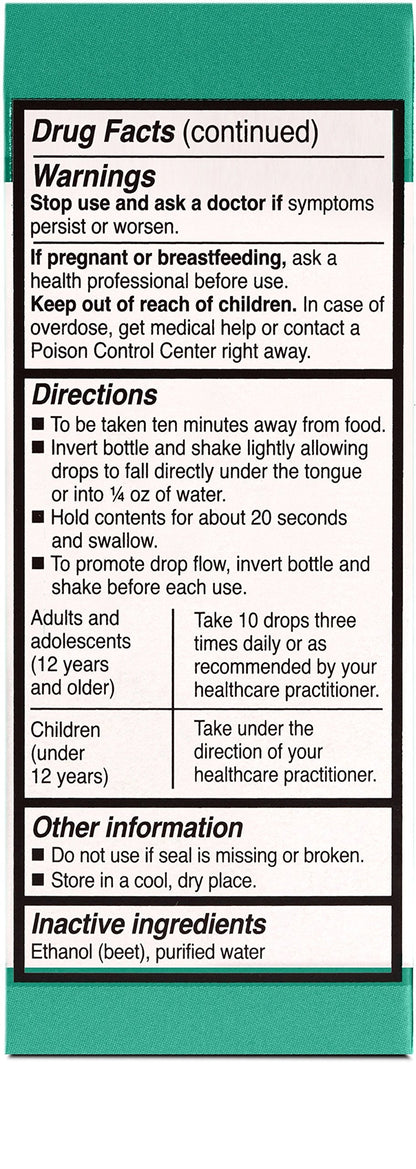 UNDA Chelidonium Plex | Homeopathic Remedy for Overindulgence of Food & Alcohol | 1 fl oz