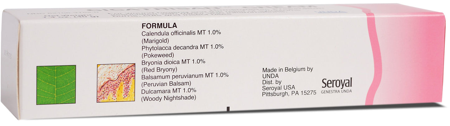 UNDA Cicatrisan Cream – Homeopathic Remedy for Minor Skin Irritations (1.4 oz)