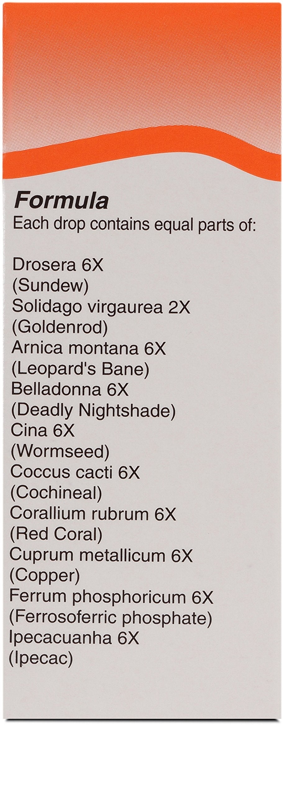 UNDA Drosera Plex - Homeopathic Remedy for Temporary Cough Relief | 1 fl oz