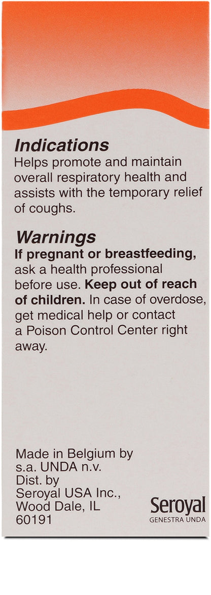 UNDA Drosera Plex - Homeopathic Remedy for Temporary Cough Relief | 1 fl oz