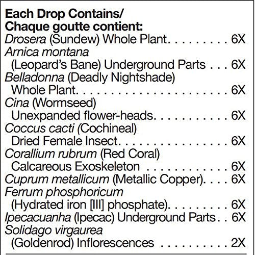 UNDA Drosera Plex - Homeopathic Remedy for Temporary Cough Relief | 1 fl oz