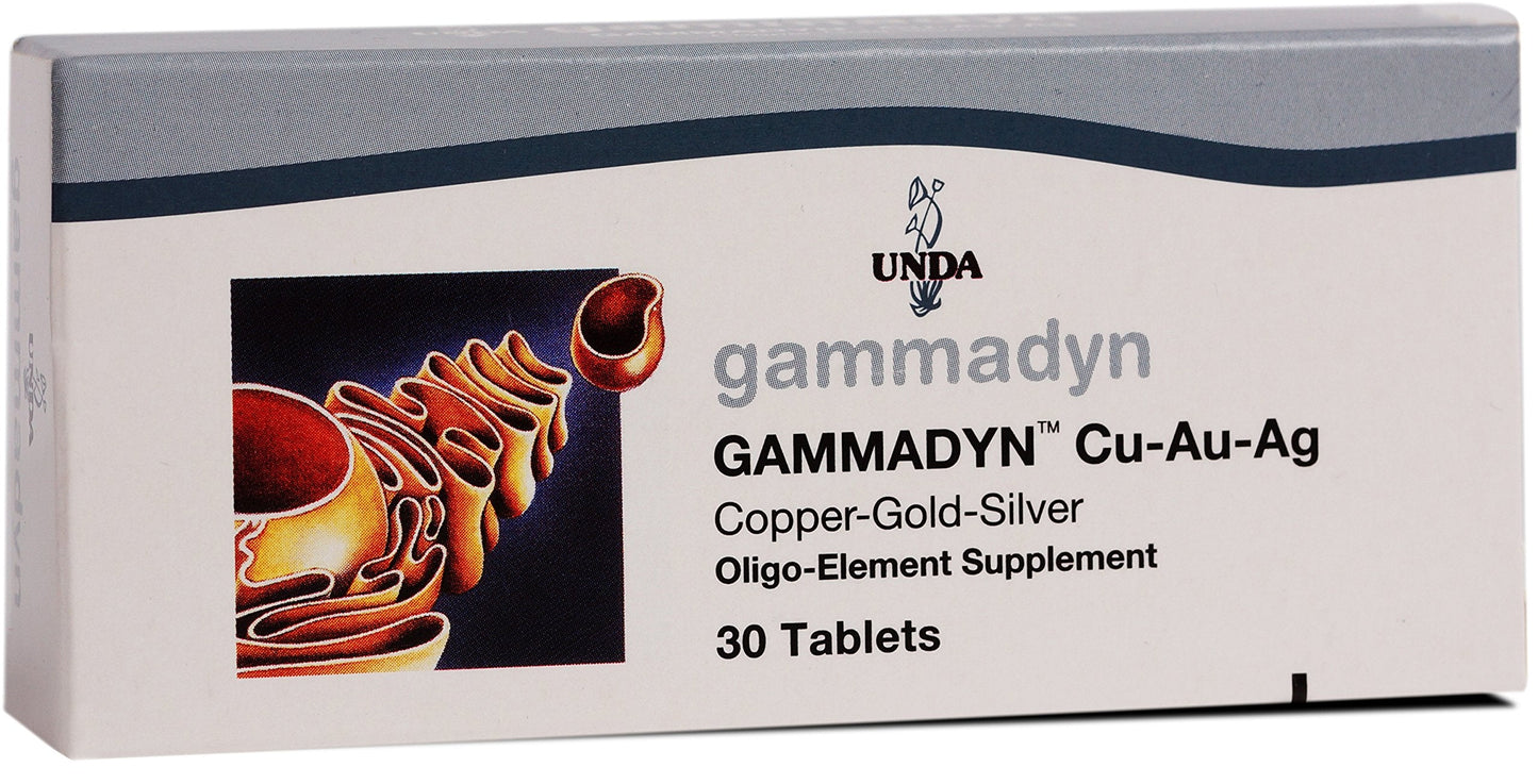 UNDA Gammadyn Cu-Au-Ag Oligo-Element Supplement | 30 Tablets