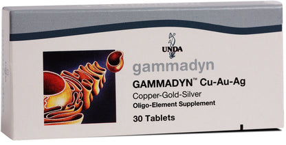 UNDA Gammadyn Cu-Au-Ag Oligo-Element Supplement | 30 Tablets