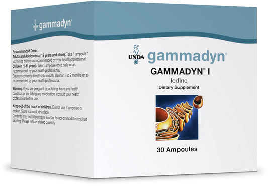 UNDA GAMMADYN I | Iodine Oligo-Element Supplement | 30 Ampoules BritishVita | Premium UK Vitamins & Wellness Supplements